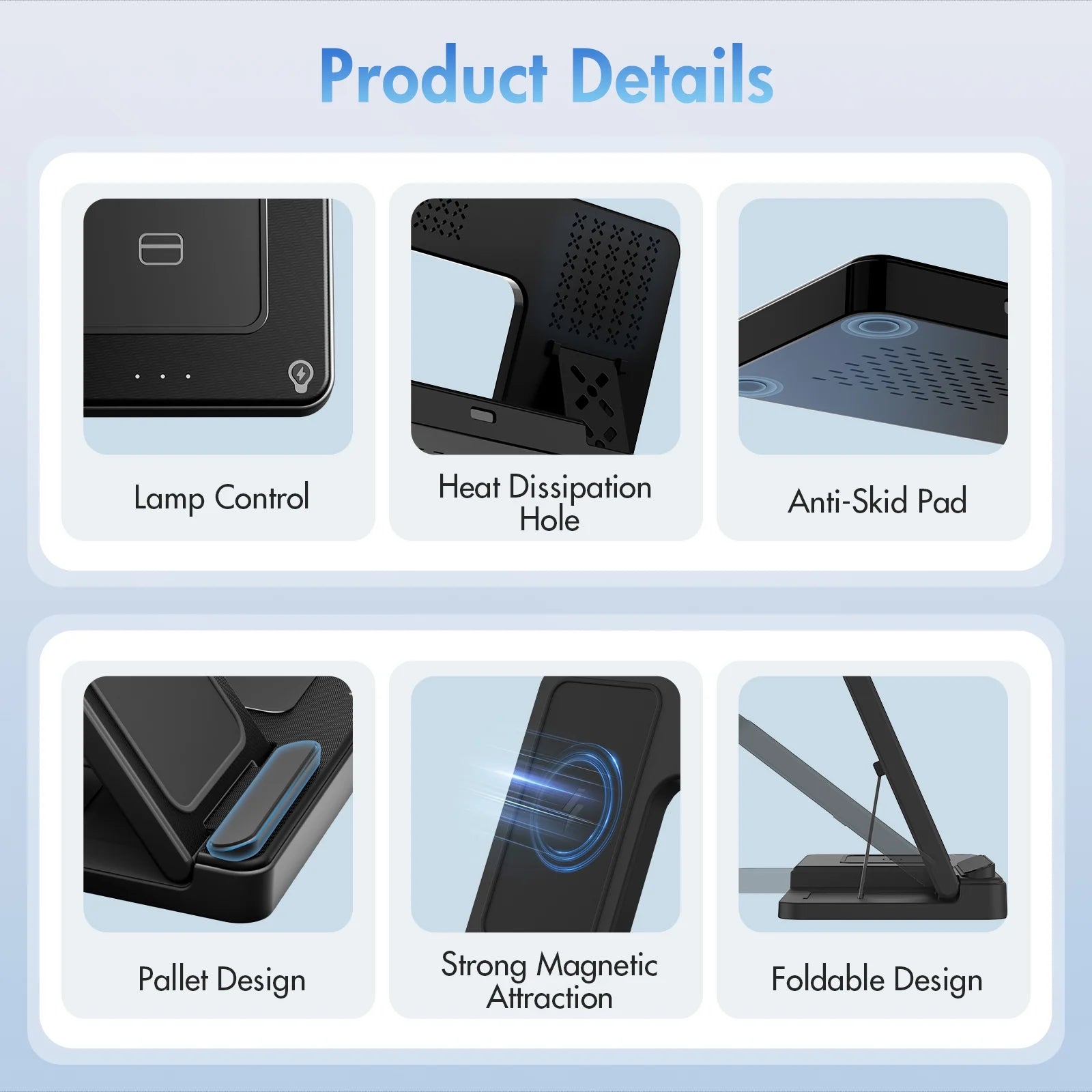 Ultimate Wireless Charging Station - Magnetic Charger for iPhone 17-11, Apple Watch Series 9-3, and AirPods Pro/2/3 - Sleek Black Design, No Adapter Needed!